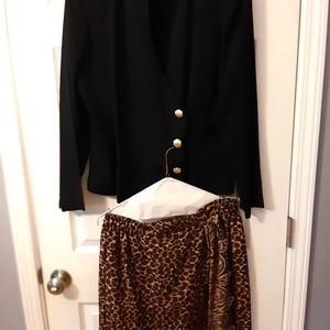 Studio 1 Suit Jacket and Skirt Outfit